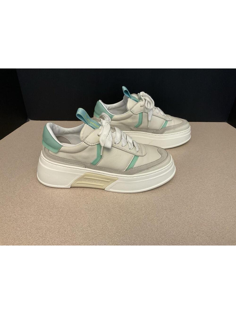 Womens Lemare’ 3015 Leather Platform Sneakers/Shoes. Size 36-US 6. Made In Italy